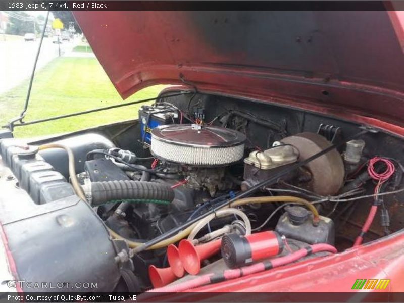 Red / Black 1983 Jeep CJ 7 4x4