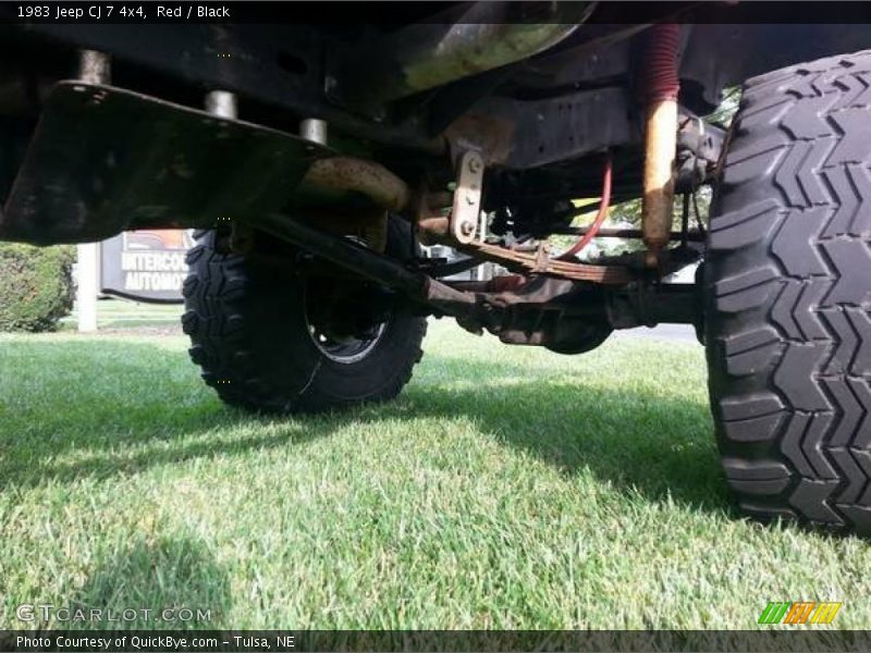 Red / Black 1983 Jeep CJ 7 4x4