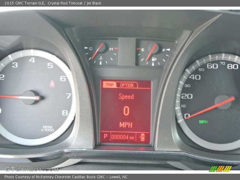 Crystal Red Tintcoat / Jet Black 2015 GMC Terrain SLE
