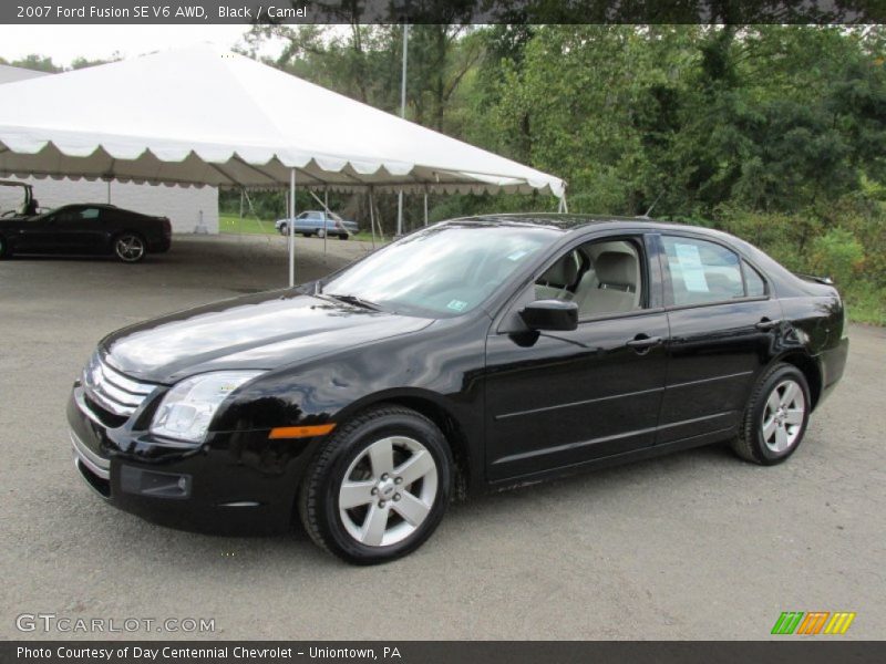 Black / Camel 2007 Ford Fusion SE V6 AWD