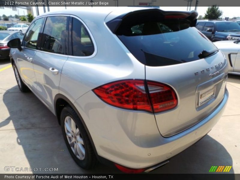 Classic Silver Metallic / Luxor Beige 2012 Porsche Cayenne