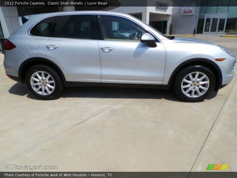 Classic Silver Metallic / Luxor Beige 2012 Porsche Cayenne