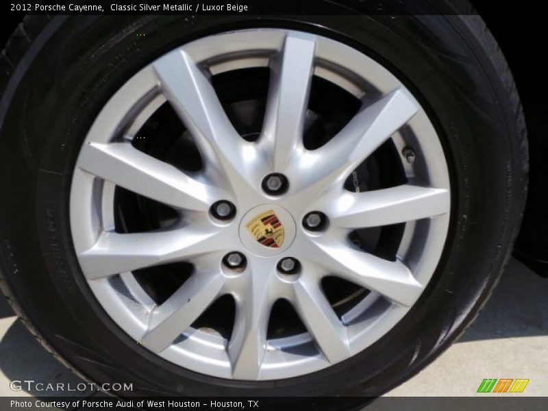 Classic Silver Metallic / Luxor Beige 2012 Porsche Cayenne