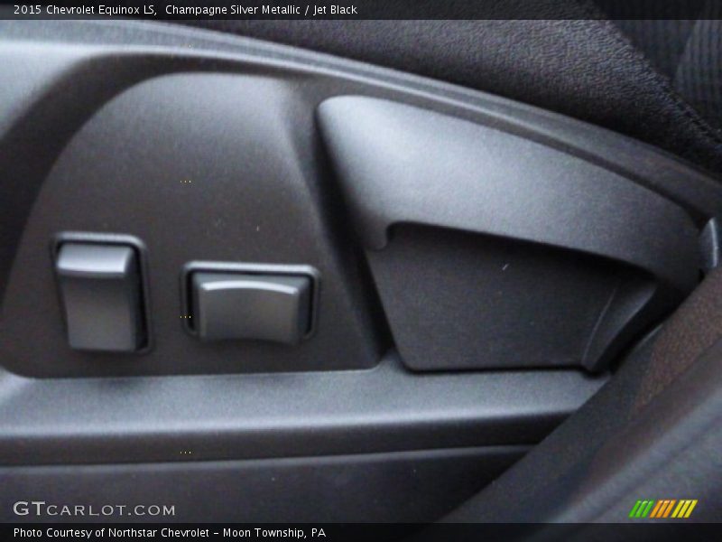 Champagne Silver Metallic / Jet Black 2015 Chevrolet Equinox LS