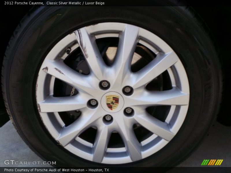 Classic Silver Metallic / Luxor Beige 2012 Porsche Cayenne