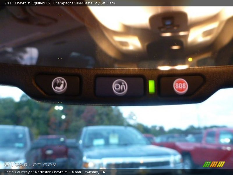 Champagne Silver Metallic / Jet Black 2015 Chevrolet Equinox LS