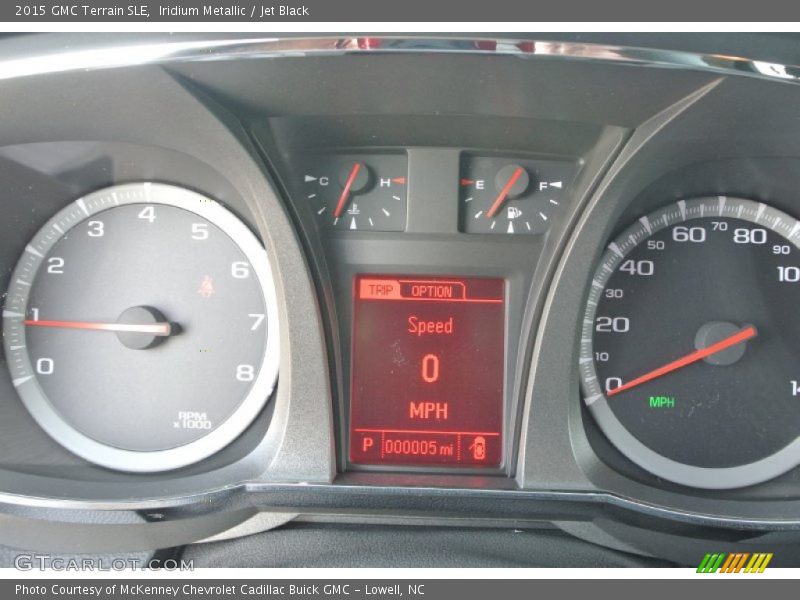 Iridium Metallic / Jet Black 2015 GMC Terrain SLE