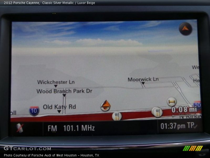 Classic Silver Metallic / Luxor Beige 2012 Porsche Cayenne