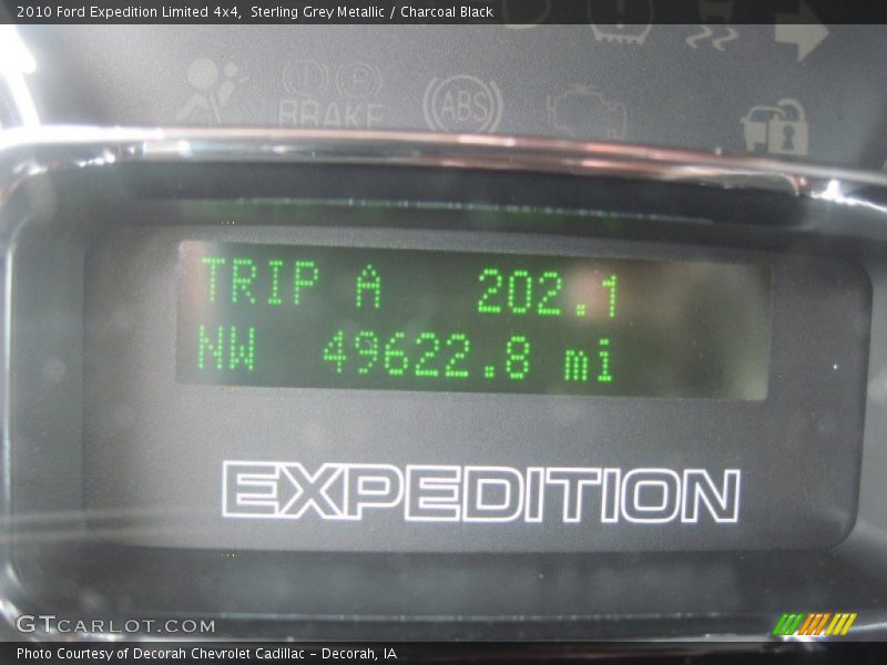 Sterling Grey Metallic / Charcoal Black 2010 Ford Expedition Limited 4x4