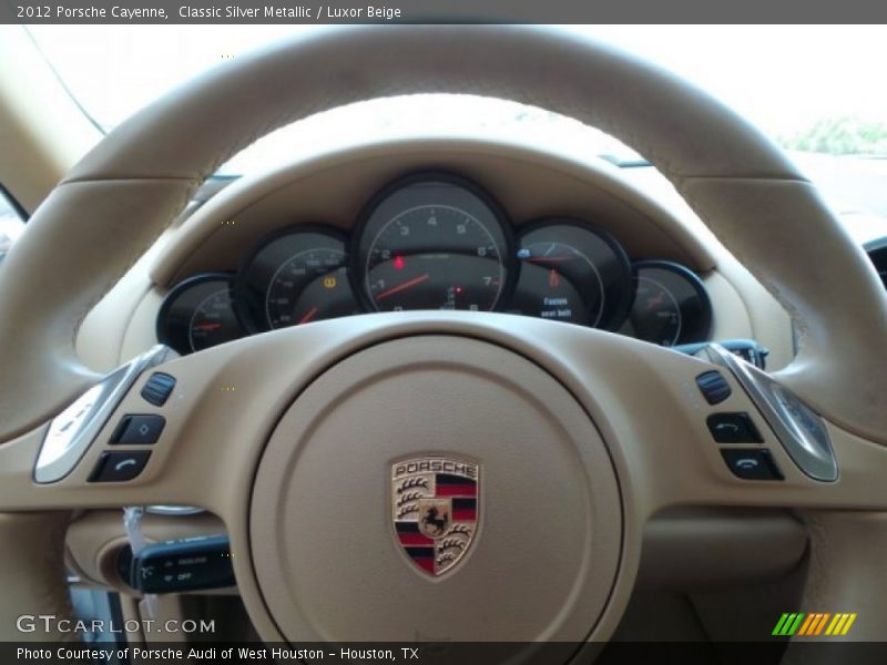 Classic Silver Metallic / Luxor Beige 2012 Porsche Cayenne