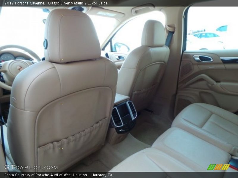 Classic Silver Metallic / Luxor Beige 2012 Porsche Cayenne