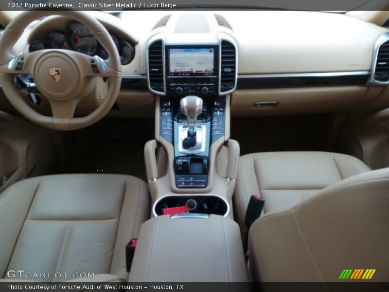 Classic Silver Metallic / Luxor Beige 2012 Porsche Cayenne