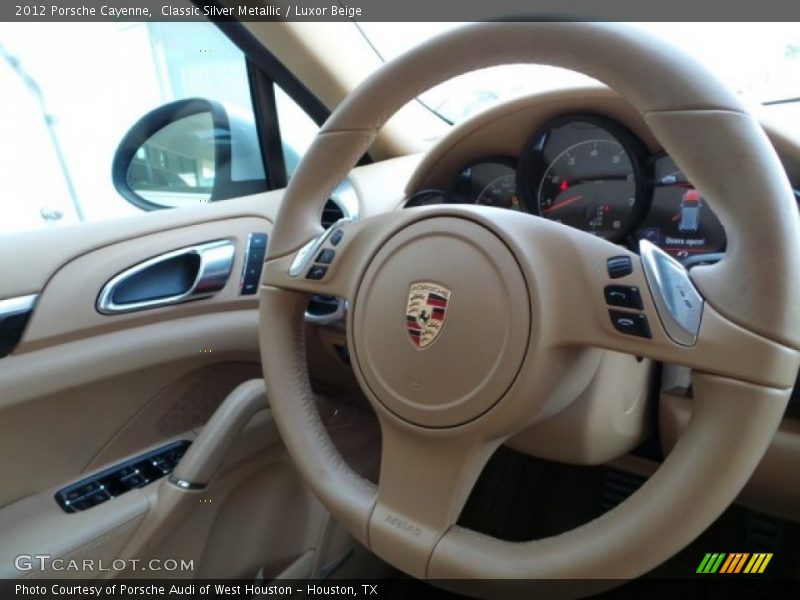 Classic Silver Metallic / Luxor Beige 2012 Porsche Cayenne