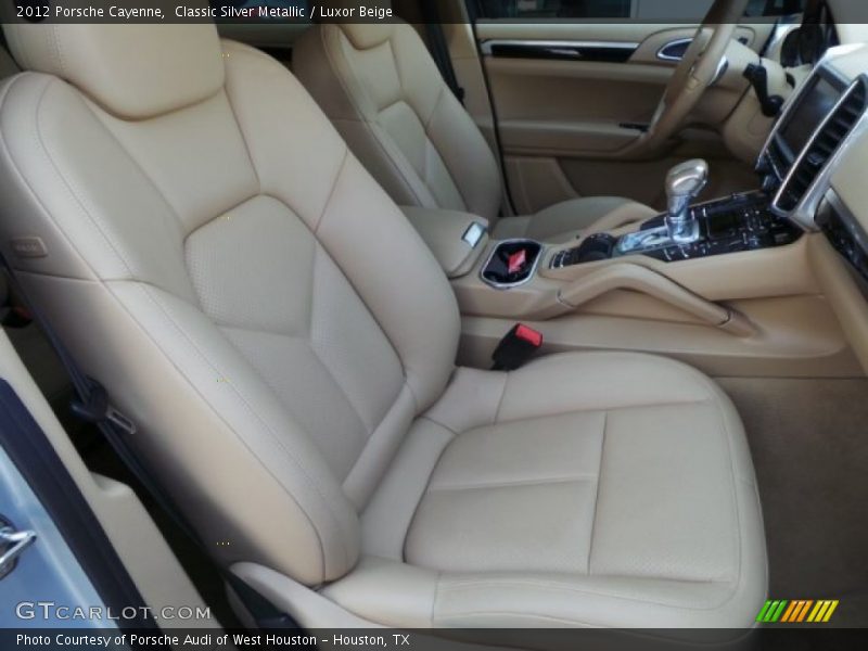 Classic Silver Metallic / Luxor Beige 2012 Porsche Cayenne