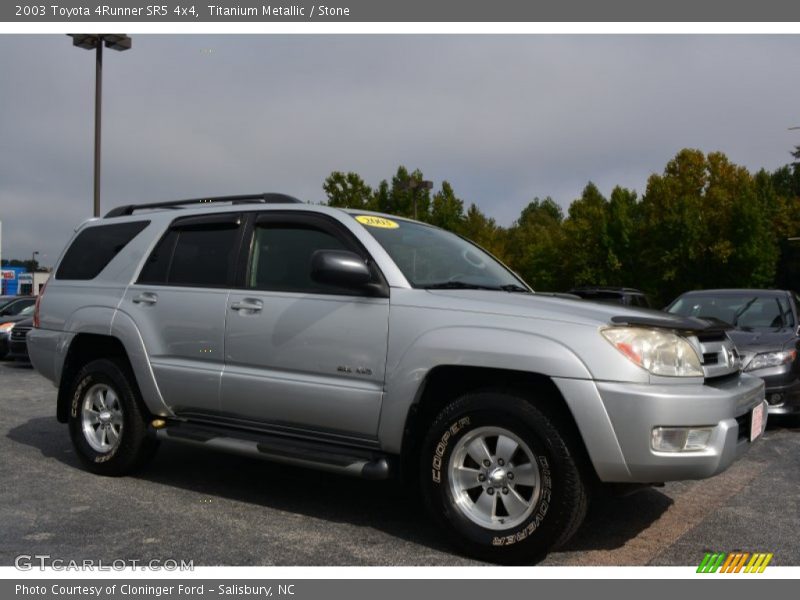 Titanium Metallic / Stone 2003 Toyota 4Runner SR5 4x4