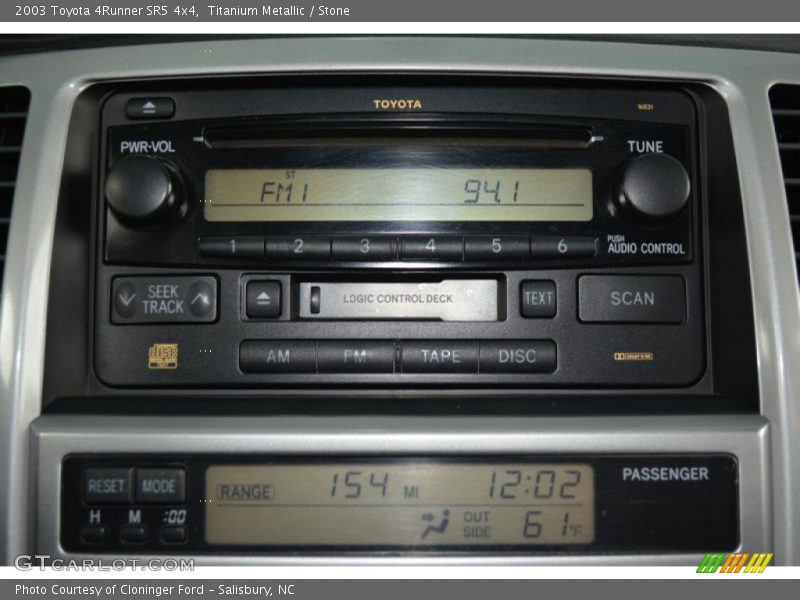 Titanium Metallic / Stone 2003 Toyota 4Runner SR5 4x4