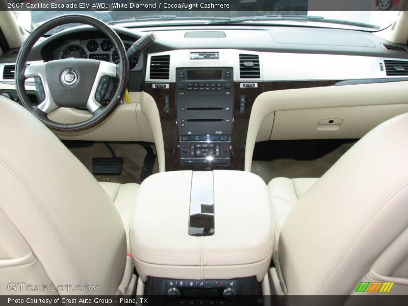 White Diamond / Cocoa/Light Cashmere 2007 Cadillac Escalade ESV AWD