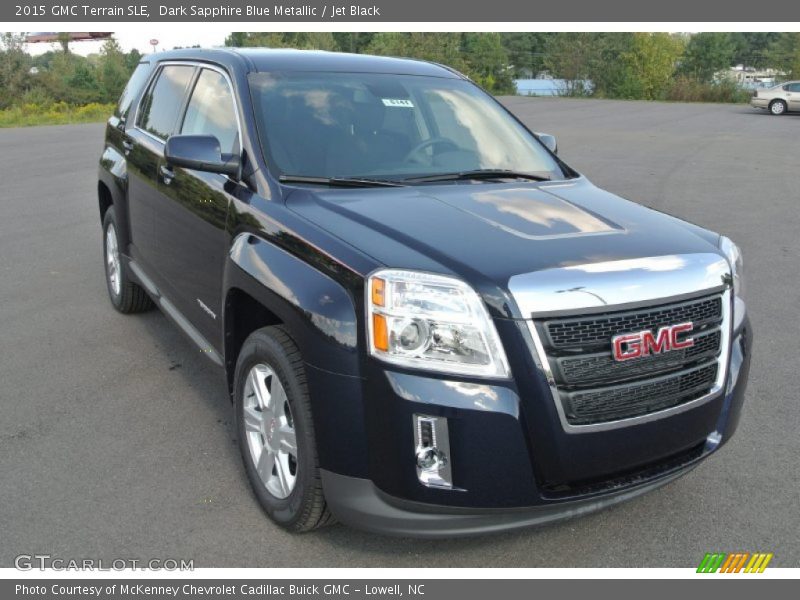 Dark Sapphire Blue Metallic / Jet Black 2015 GMC Terrain SLE