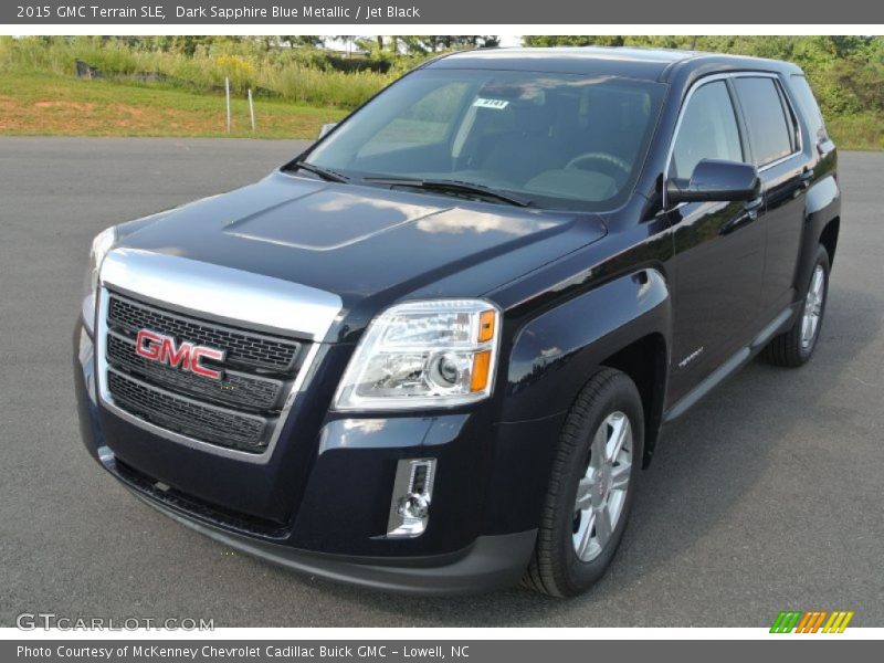 Dark Sapphire Blue Metallic / Jet Black 2015 GMC Terrain SLE
