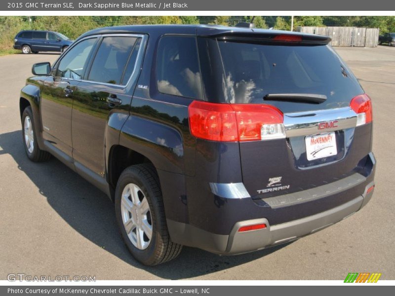 Dark Sapphire Blue Metallic / Jet Black 2015 GMC Terrain SLE