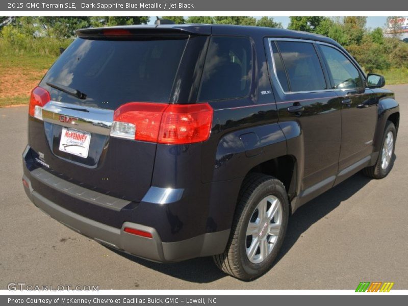 Dark Sapphire Blue Metallic / Jet Black 2015 GMC Terrain SLE