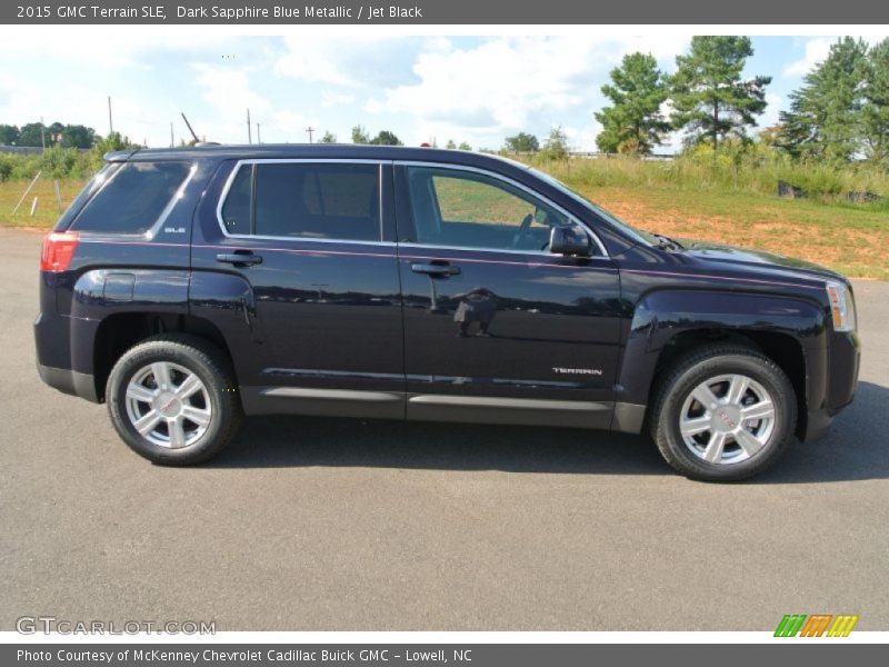 Dark Sapphire Blue Metallic / Jet Black 2015 GMC Terrain SLE