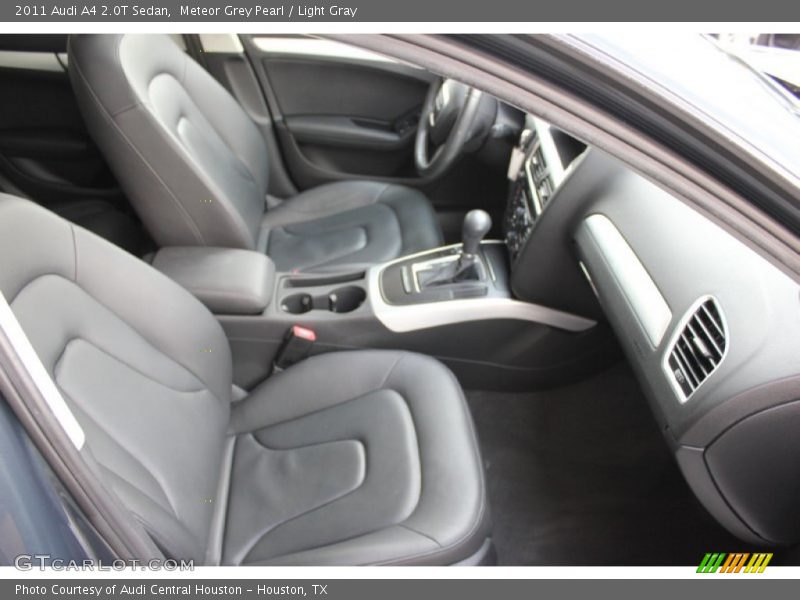 Meteor Grey Pearl / Light Gray 2011 Audi A4 2.0T Sedan