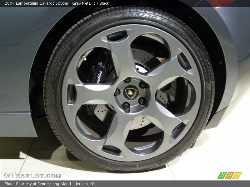 2007 Lamborghini Gallardo Spyder, Grey Metallic / Black, Titanium Colored Cassiopeia Wheels - 2007 Lamborghini Gallardo Spyder