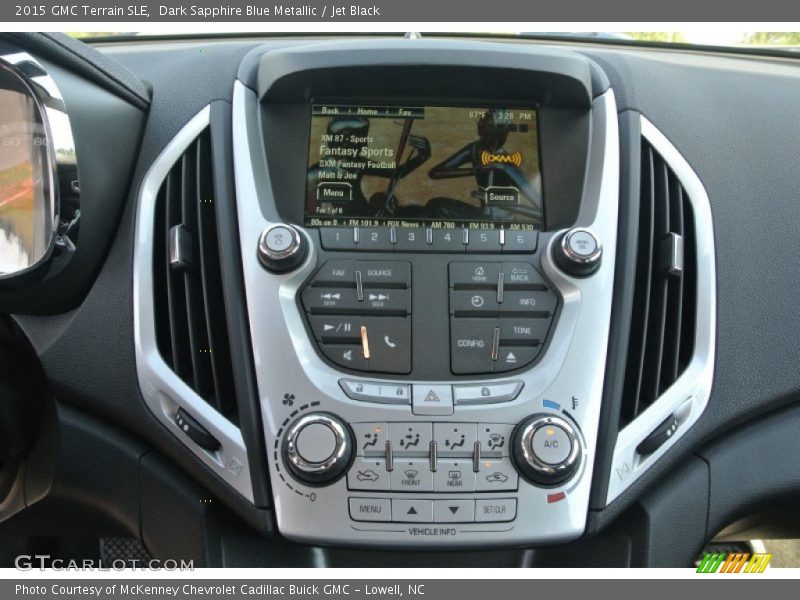 Dark Sapphire Blue Metallic / Jet Black 2015 GMC Terrain SLE