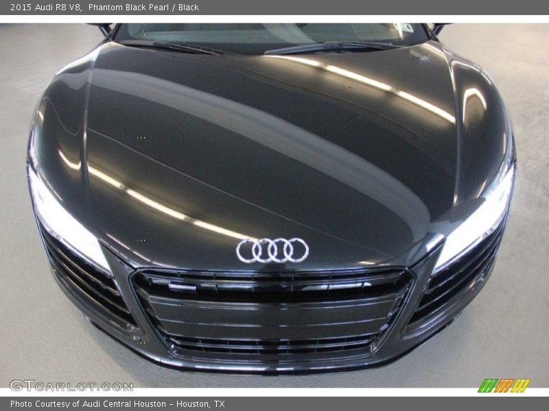 Phantom Black Pearl / Black 2015 Audi R8 V8
