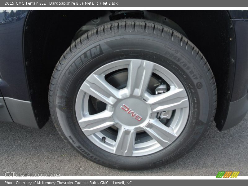 Dark Sapphire Blue Metallic / Jet Black 2015 GMC Terrain SLE