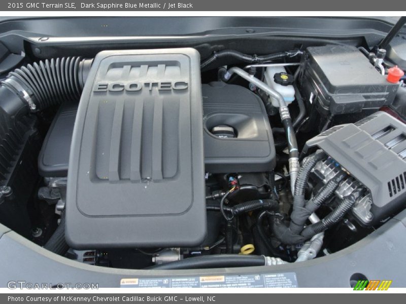 Dark Sapphire Blue Metallic / Jet Black 2015 GMC Terrain SLE