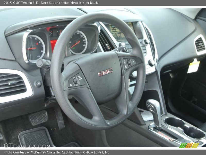 Dark Sapphire Blue Metallic / Jet Black 2015 GMC Terrain SLE