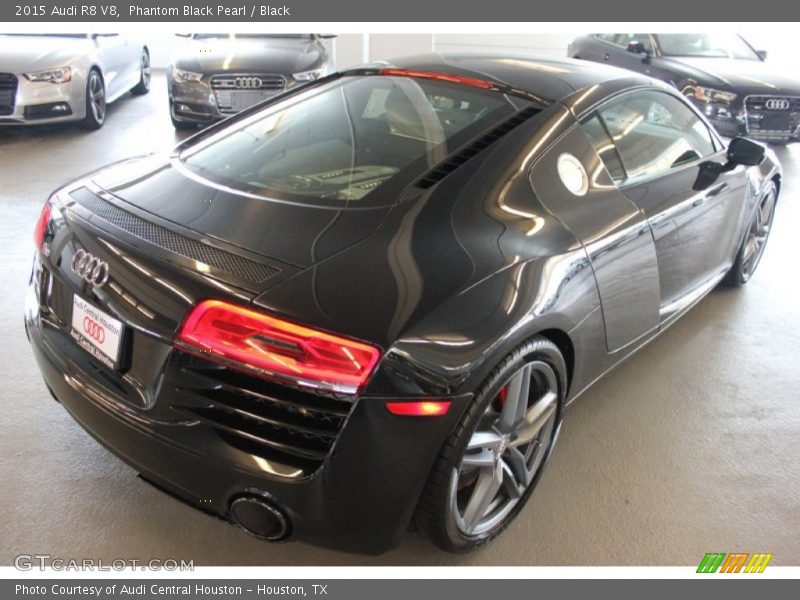 Phantom Black Pearl / Black 2015 Audi R8 V8