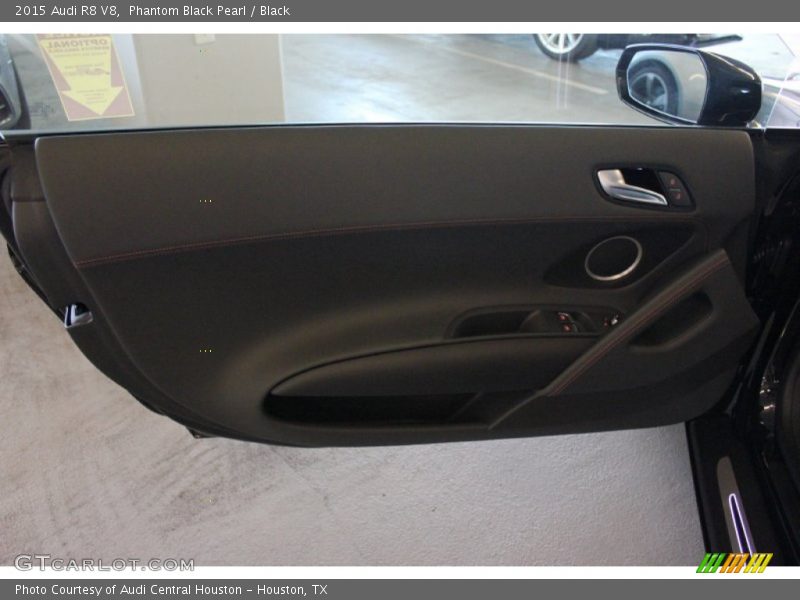Phantom Black Pearl / Black 2015 Audi R8 V8