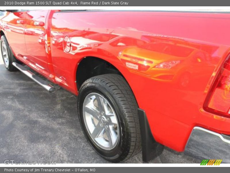 Flame Red / Dark Slate Gray 2010 Dodge Ram 1500 SLT Quad Cab 4x4