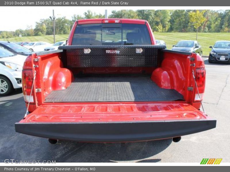 Flame Red / Dark Slate Gray 2010 Dodge Ram 1500 SLT Quad Cab 4x4