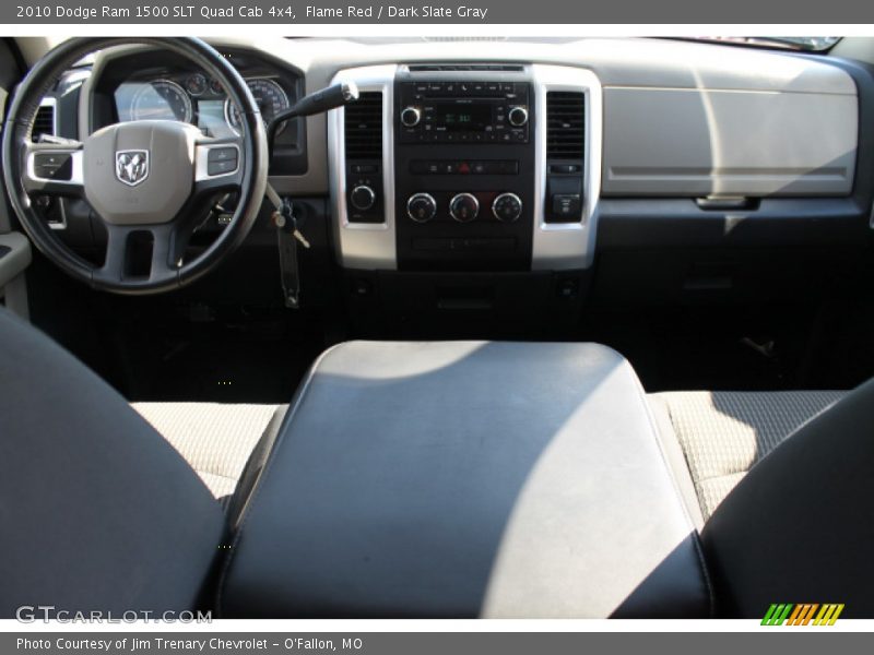 Flame Red / Dark Slate Gray 2010 Dodge Ram 1500 SLT Quad Cab 4x4