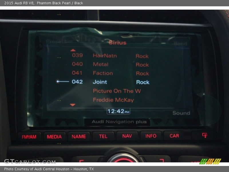 Phantom Black Pearl / Black 2015 Audi R8 V8