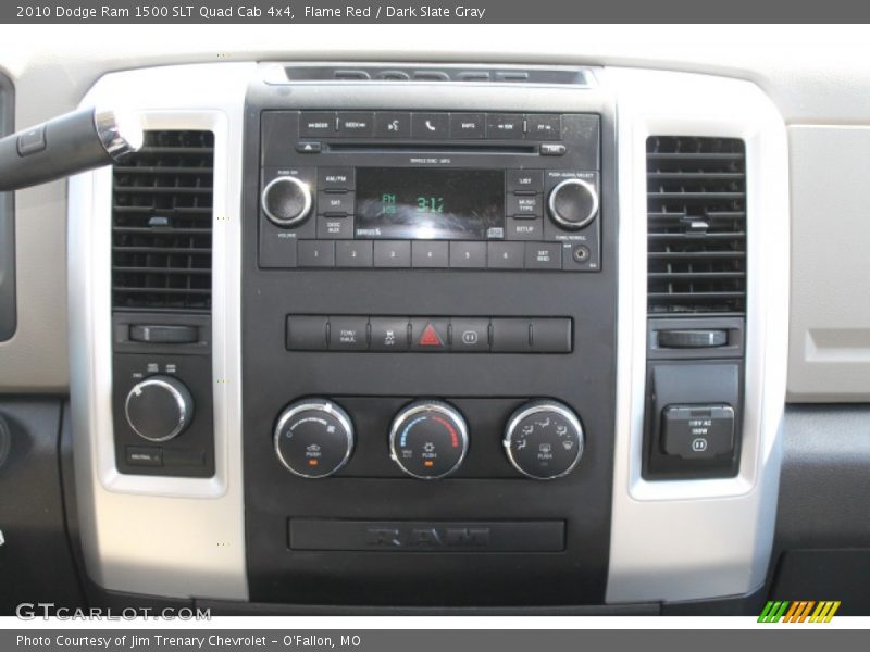 Flame Red / Dark Slate Gray 2010 Dodge Ram 1500 SLT Quad Cab 4x4