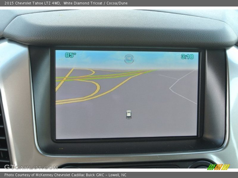 White Diamond Tricoat / Cocoa/Dune 2015 Chevrolet Tahoe LTZ 4WD