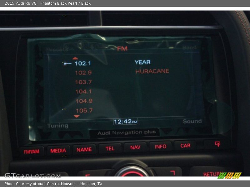 Phantom Black Pearl / Black 2015 Audi R8 V8