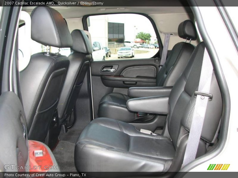 Quicksilver / Ebony/Ebony 2007 Cadillac Escalade AWD