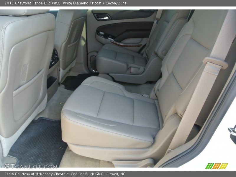 White Diamond Tricoat / Cocoa/Dune 2015 Chevrolet Tahoe LTZ 4WD
