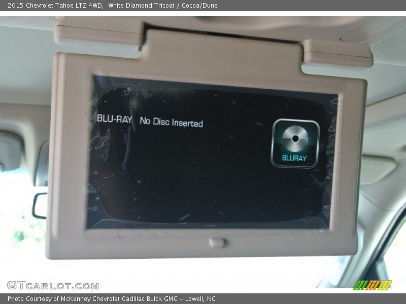 White Diamond Tricoat / Cocoa/Dune 2015 Chevrolet Tahoe LTZ 4WD