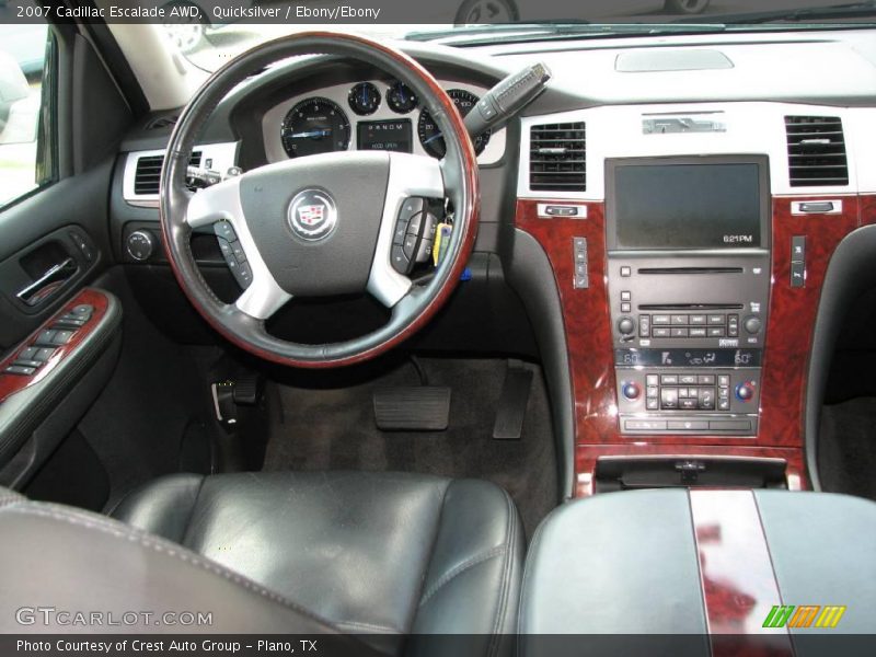 Quicksilver / Ebony/Ebony 2007 Cadillac Escalade AWD