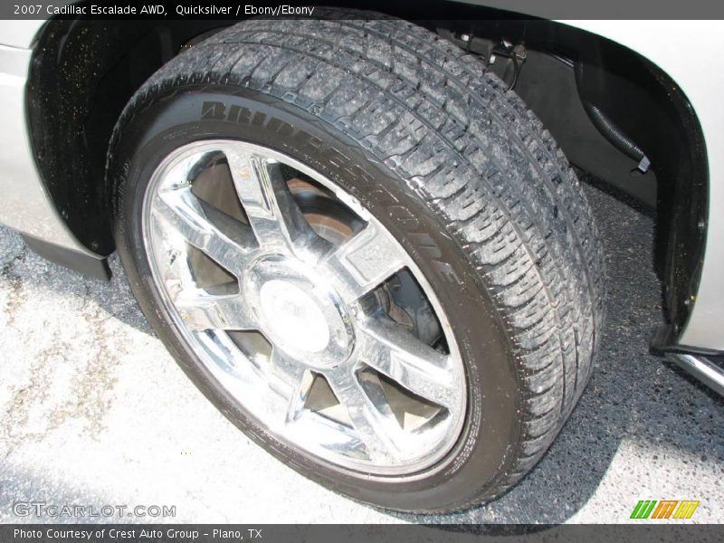 Quicksilver / Ebony/Ebony 2007 Cadillac Escalade AWD