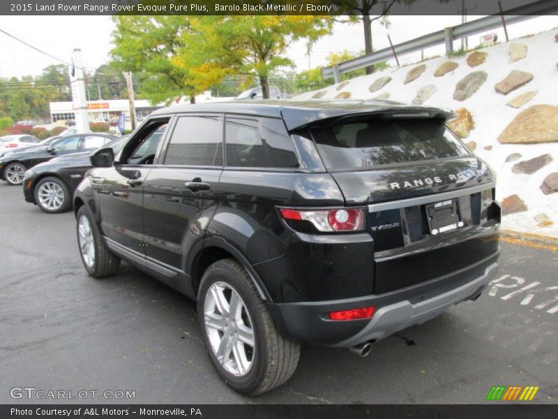 Barolo Black Metallic / Ebony 2015 Land Rover Range Rover Evoque Pure Plus