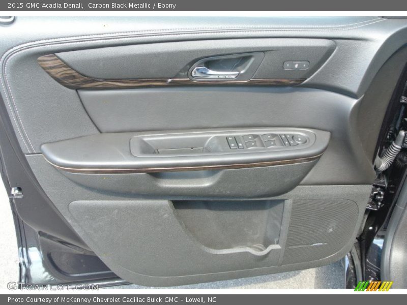 Carbon Black Metallic / Ebony 2015 GMC Acadia Denali