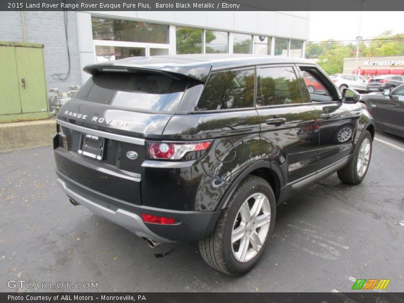 Barolo Black Metallic / Ebony 2015 Land Rover Range Rover Evoque Pure Plus